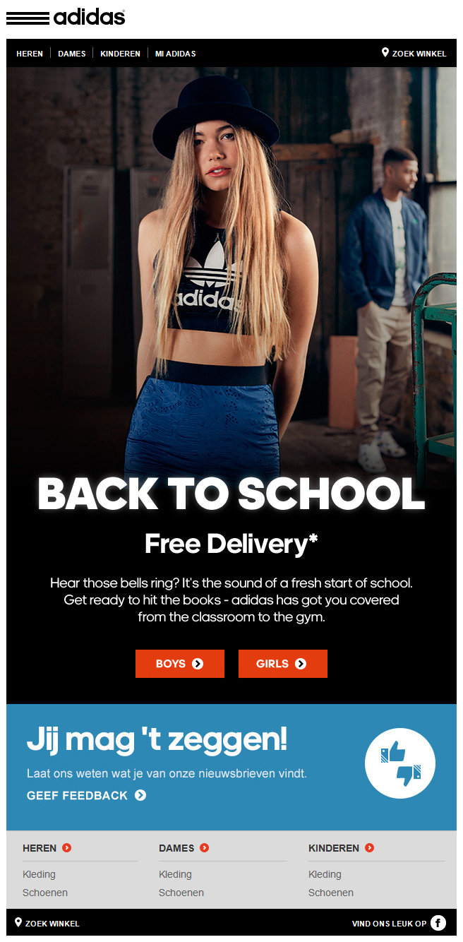 adidas back to school code